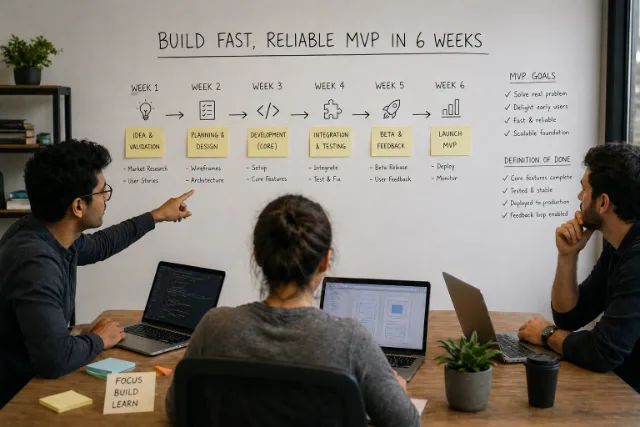 How We Build Fast, Reliable Product MVPs in 6 Weeks