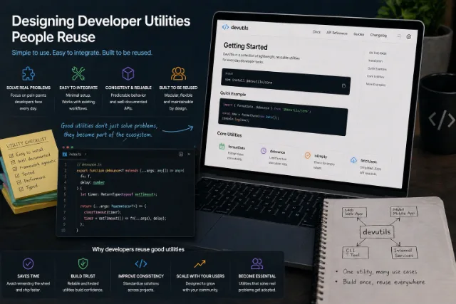 Designing Utility Tools Developers Actually Keep Using